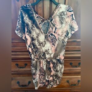 NWOT Animal Print Romper